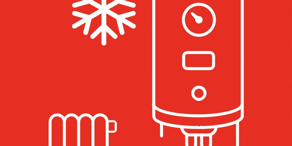 Illustrazione di una caldaia, il miglior alleato per riscaldare la casa