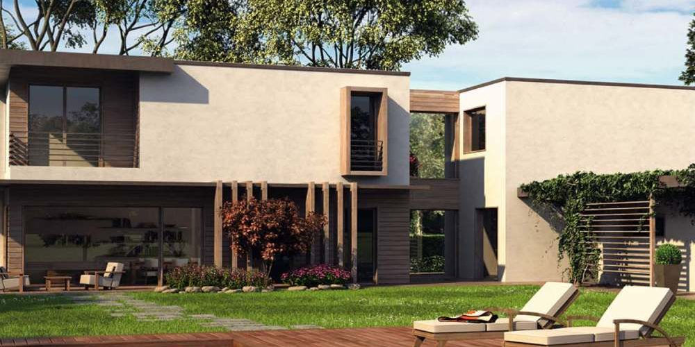 Casa realizzata con tecnologia X-Lam, con pannelli in legno, efficiente e tecnologica