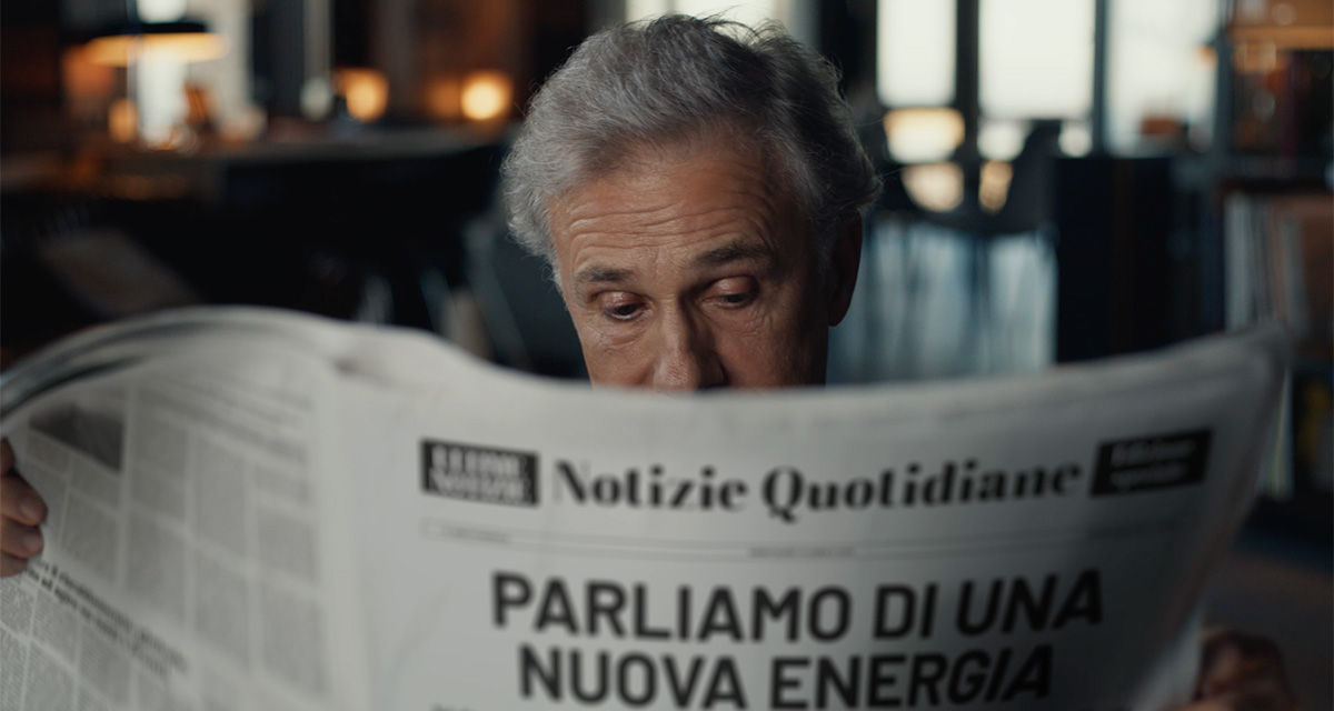 Christoph Walz protagonista della campagna E.ON per far funzionare una nuova energia ed essere protagonisti della transizione energetica